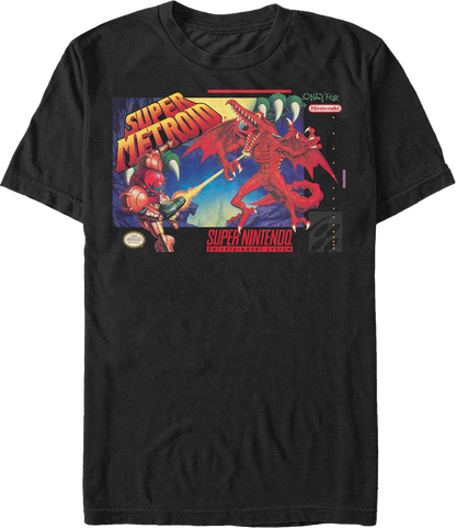 Super Metroid Cartridge Art Nintendo T-Shirt