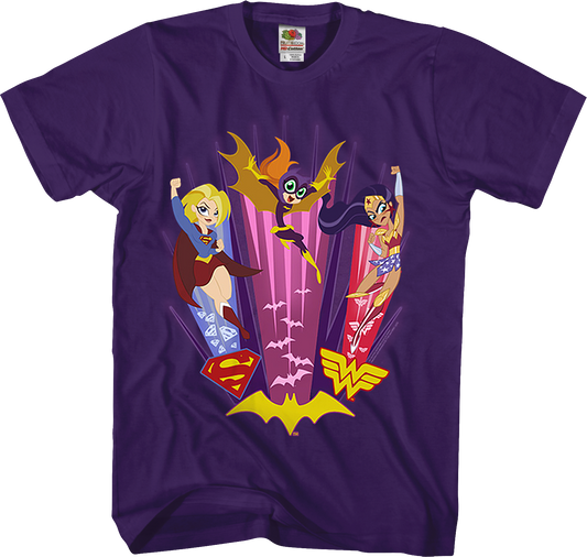 Supergirl Batgirl Wonder Woman DC Super Hero Girls T-Shirt