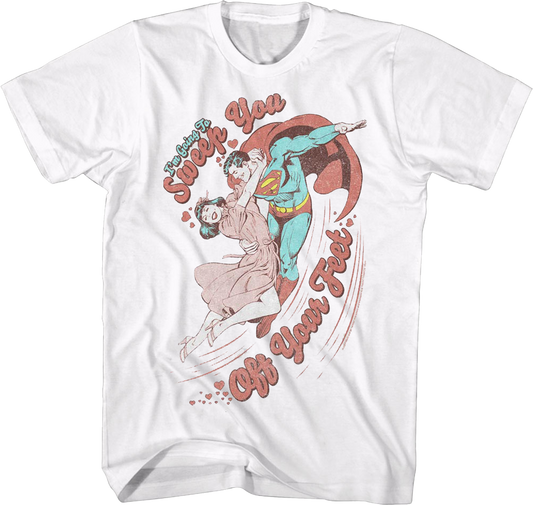 Superman I'll Sweep You Off Your Feet DC Comics T-Shirt