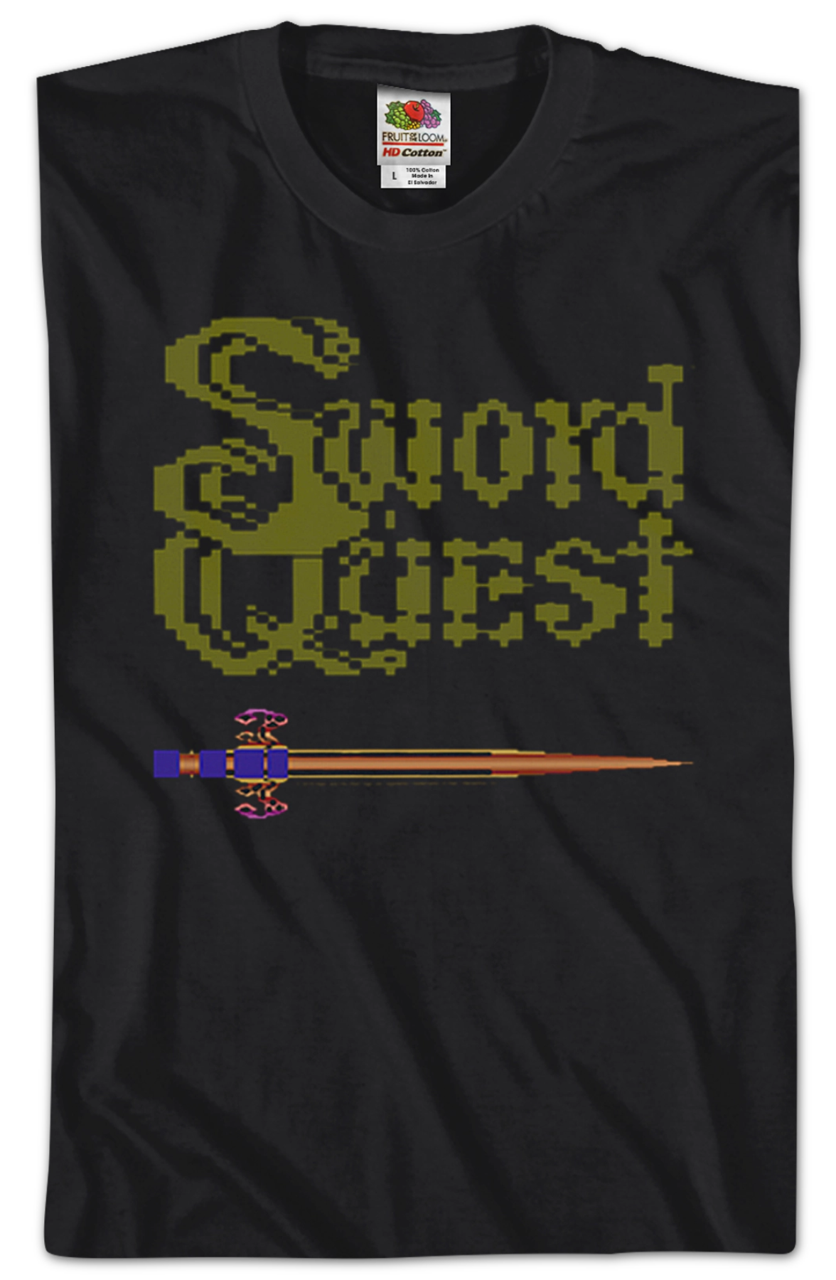 Swordquest Start Screen Atari T-Shirt