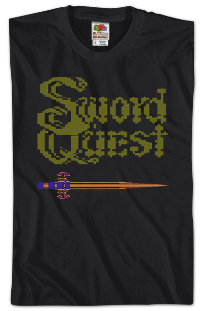 Swordquest Start Screen Atari T-Shirt