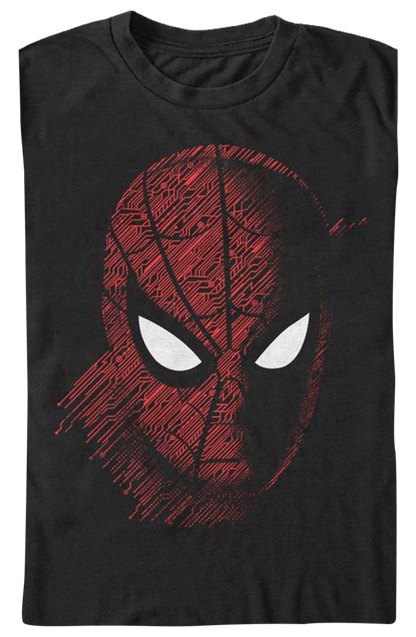 Tech Portrait Spider-Man T-Shirt