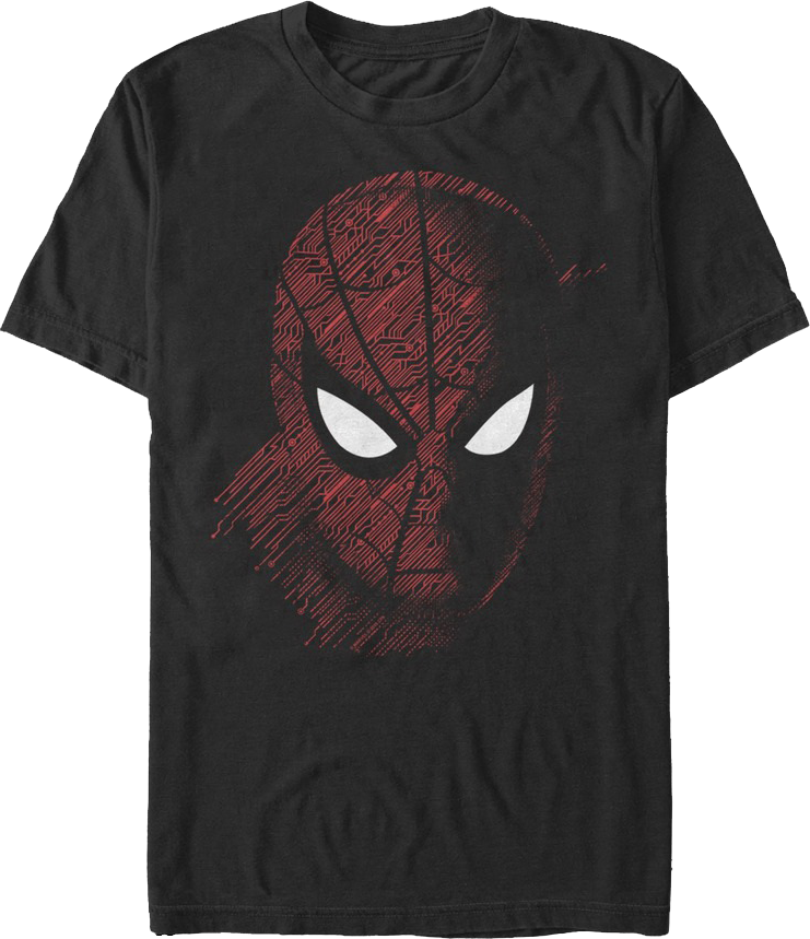 Tech Portrait Spider-Man T-Shirt