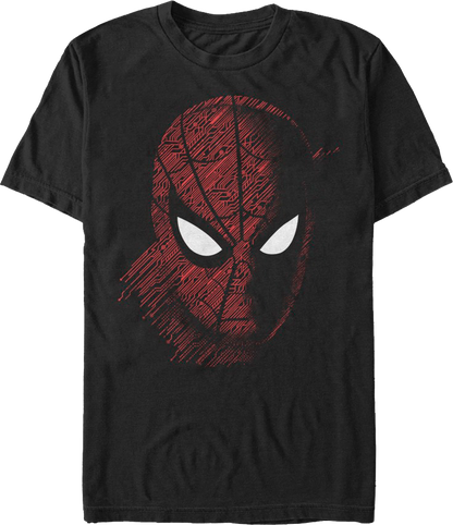 Tech Portrait Spider-Man T-Shirt