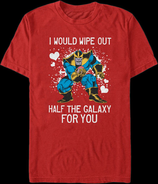 Thanos Valentine's Day T-Shirt