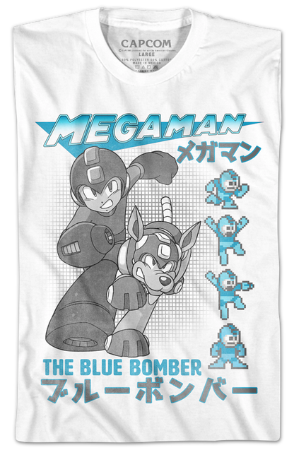 The Blue Bomber Mega Man T-Shirt