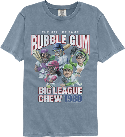 Hall Of Fame Bubble Gum Big League Chew Comfort Colors Brand T-Shirt