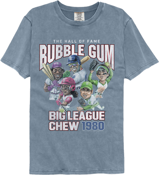 Hall Of Fame Bubble Gum Big League Chew Comfort Colors Brand T-Shirt