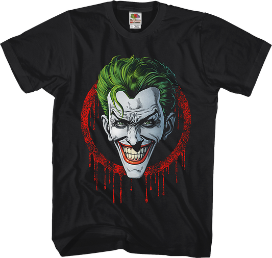 The Joker Dripping Blood DC Comics T-Shirt