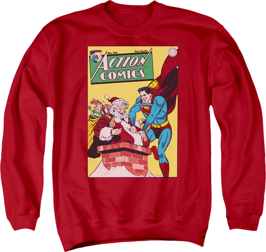 The Man Who Hated Christmas Superman Sweatshirt