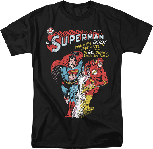 The Race Between Superman & Flash DC Comics T-Shirt