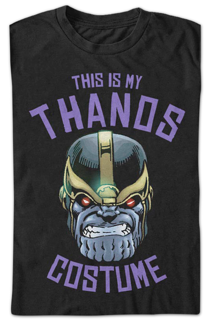 This Is My Thanos Costume Marvel Comics T-Shirt