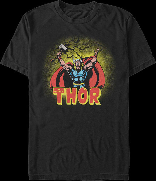 Thor Summon Lightning Marvel Comics T-Shirt