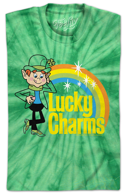 Tie Dye Leprechaun Lucky Charms T-Shirt