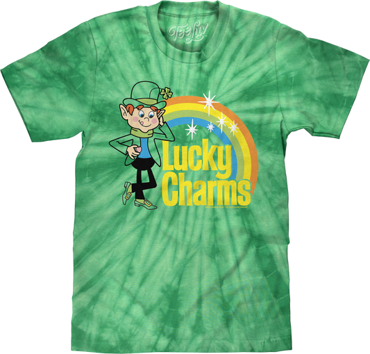 Tie Dye Leprechaun Lucky Charms T-Shirt