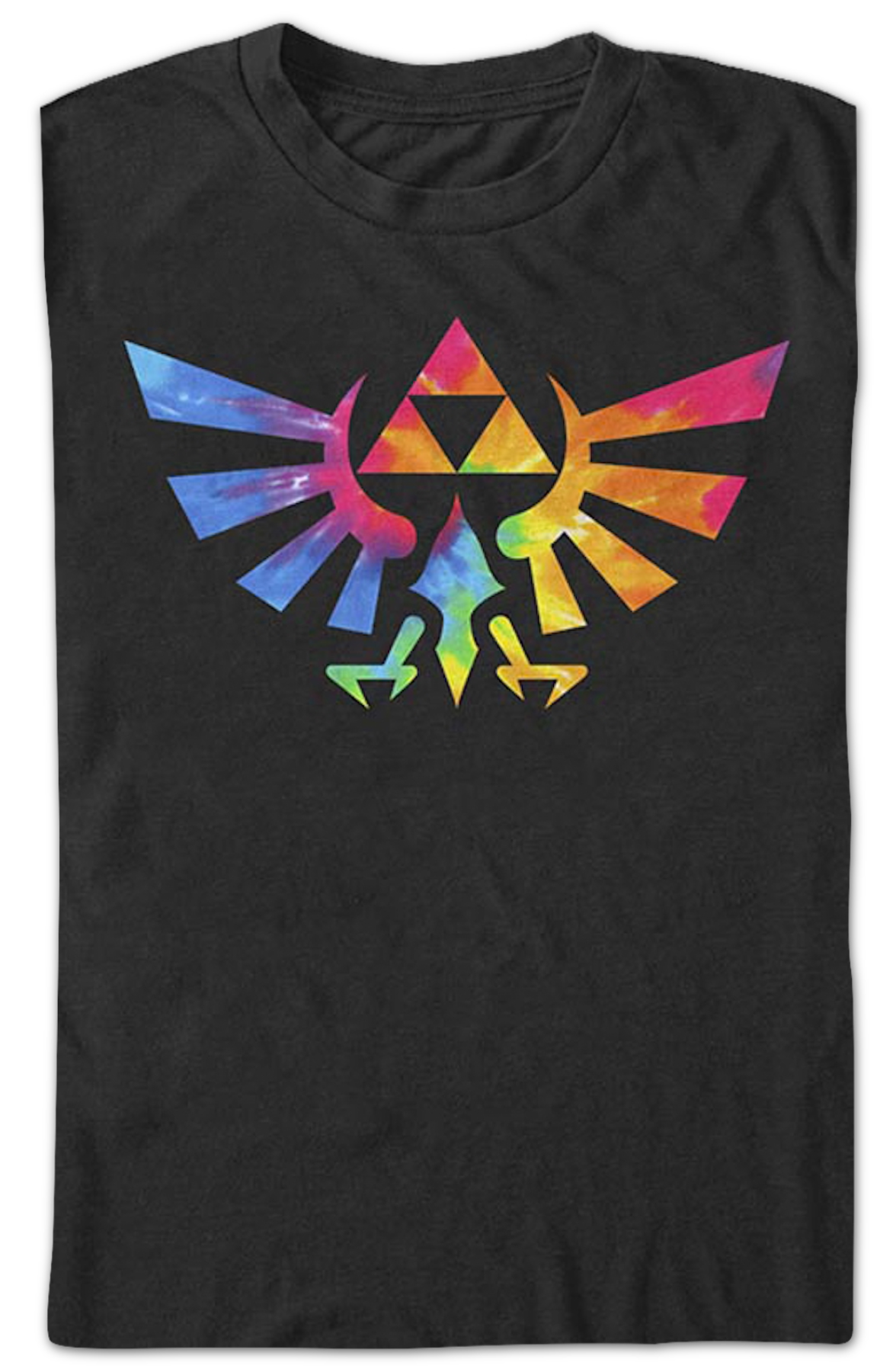 Tie Dye Trifoce Logo Legend of Zelda T-Shirt