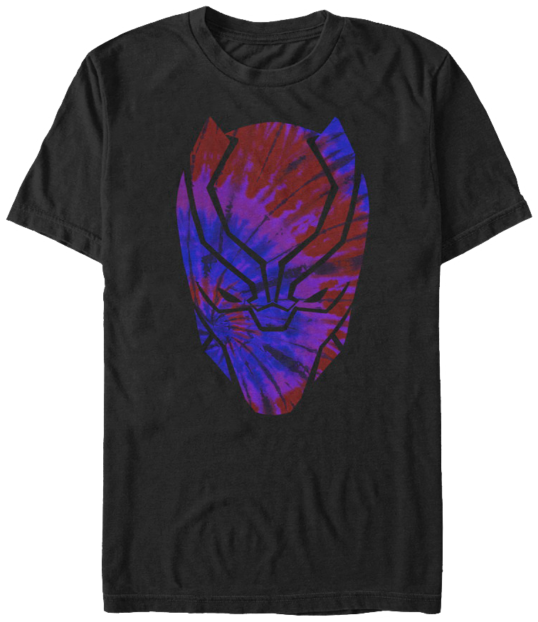 Tie Dyed Black Panther T-Shirt