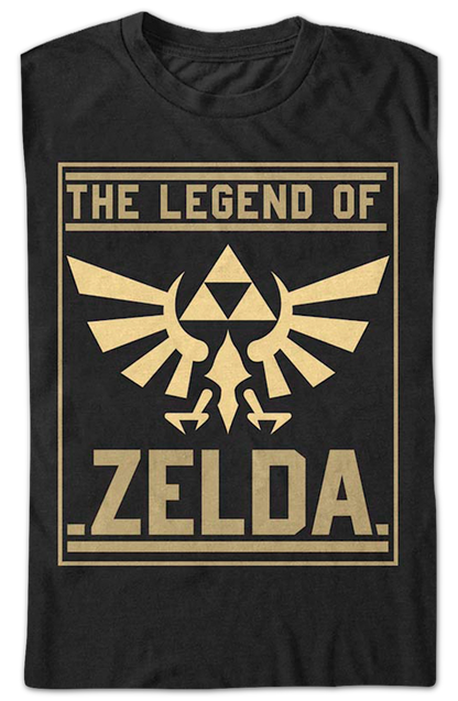 Triforce Box Legend of Zelda Nintendo T-Shirt