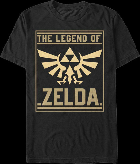 Triforce Box Legend of Zelda Nintendo T-Shirt