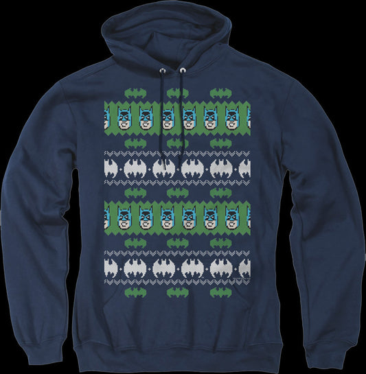 Batman Ugly Faux Knit DC Comics Hoodie