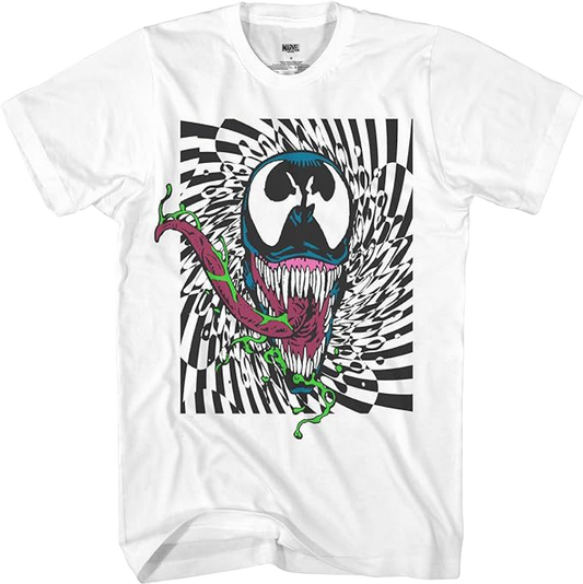 Venom Retro Illusion Marvel Comics T-Shirt
