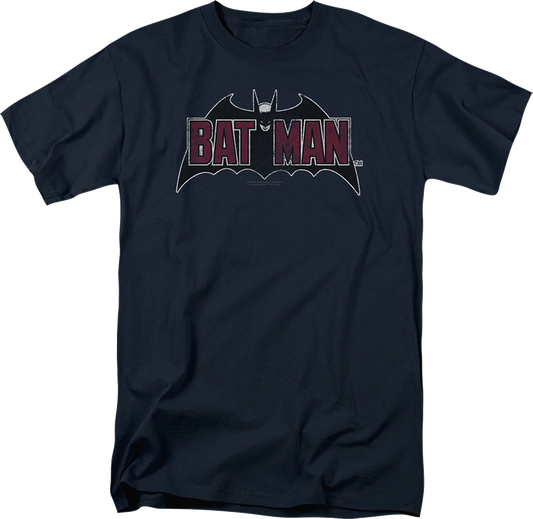Vintage Blue Batman Logo DC Comics T-Shirt