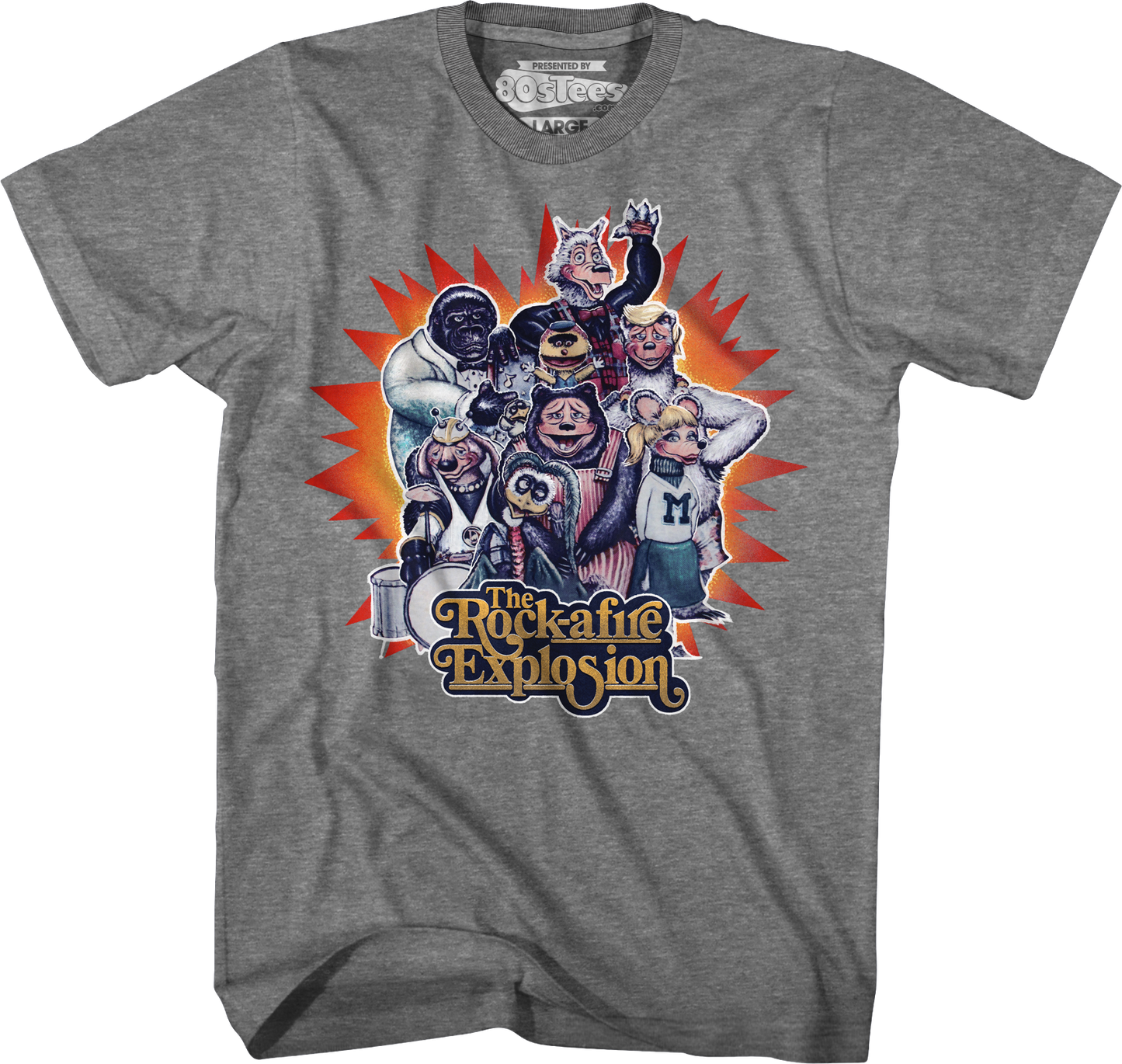 Vintage Group Photo Rock-afire Explosion T-Shirt