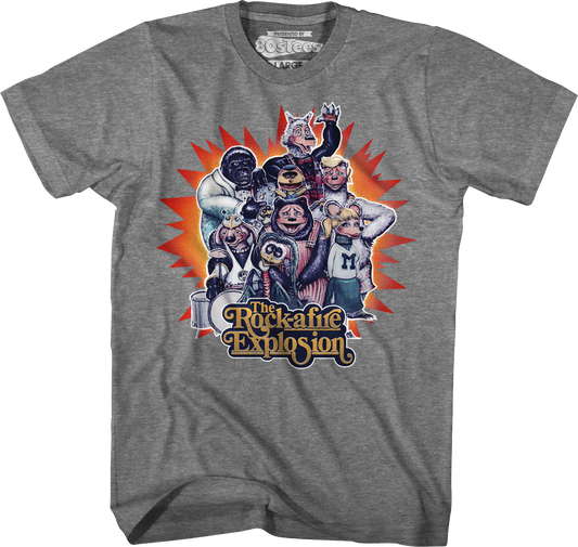 Vintage Group Photo Rock-afire Explosion T-Shirt