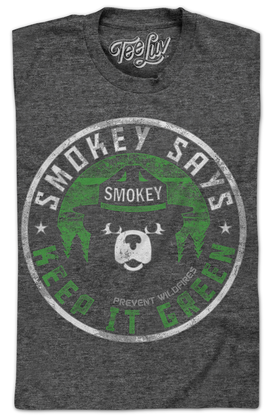 Vintage Keep It Green Smokey Bear T-Shirt