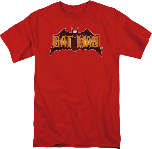 Vintage Red Batman Logo DC Comics T-Shirt