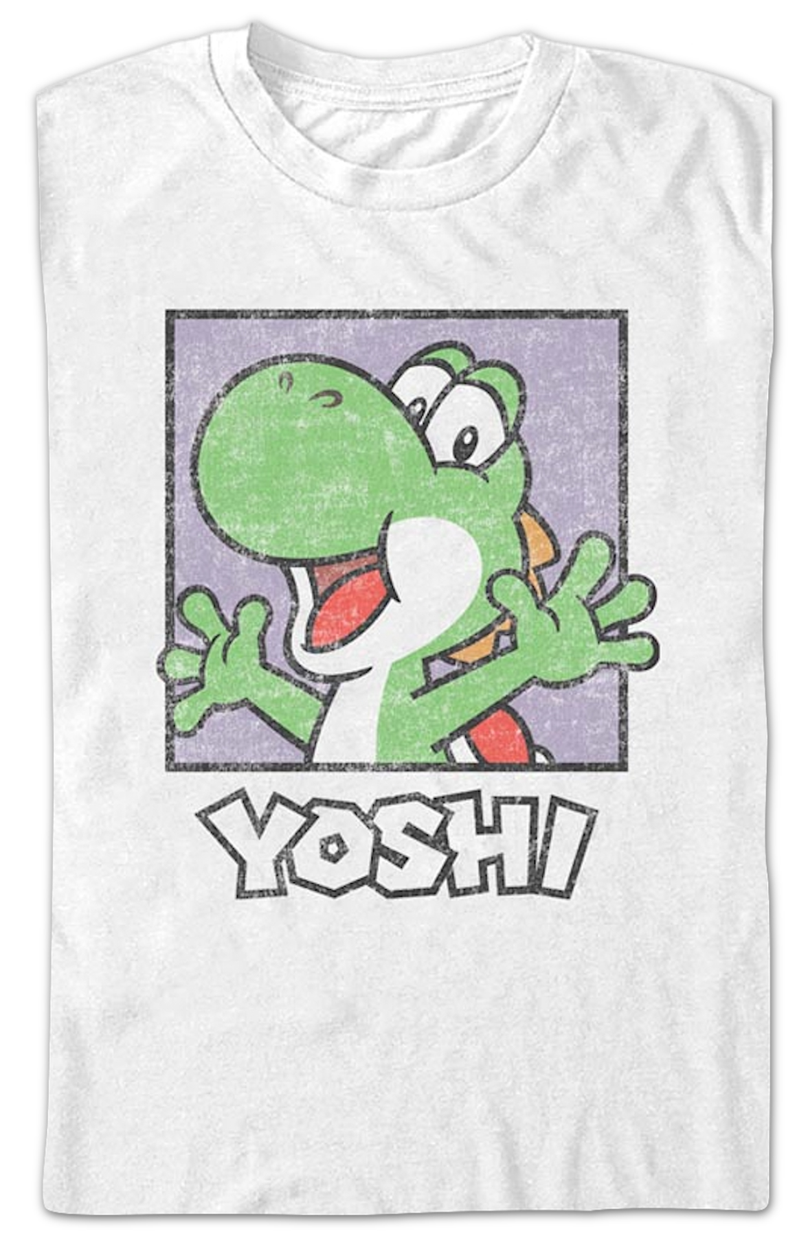 Vintage Yoshi Square Super Mario Bros. T-Shirt