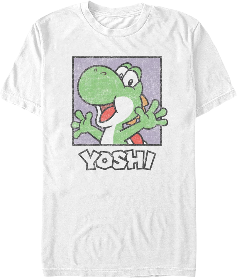 Vintage Yoshi Square Super Mario Bros. T-Shirt