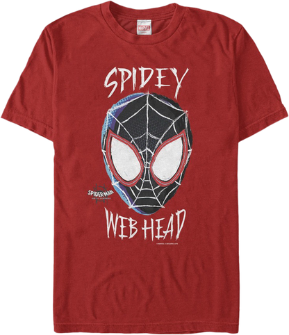 Web Head Spider-Man Into The Spider-Verse T-Shirt