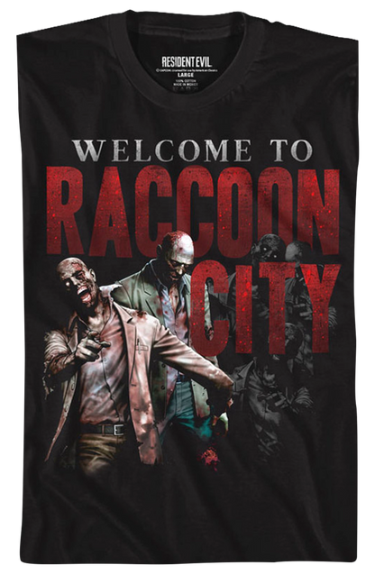 Welcome To Raccoon City Resident Evil T-Shirt