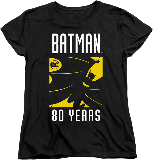 Womens 80 Years Batman Shirt