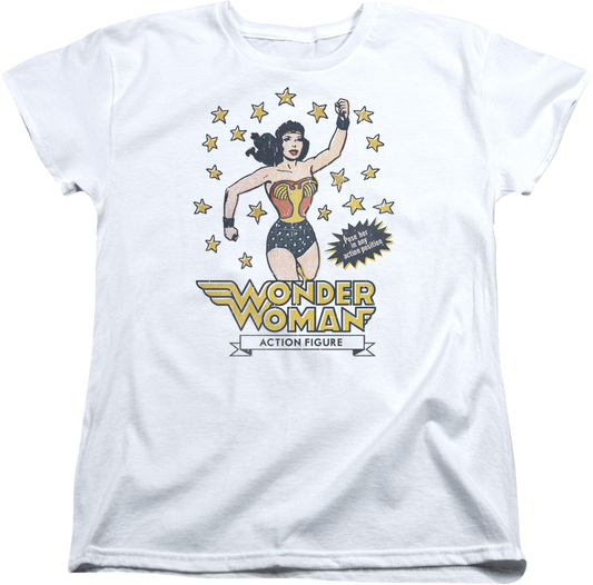 Womens Action Figure Wonder Woman Shirt