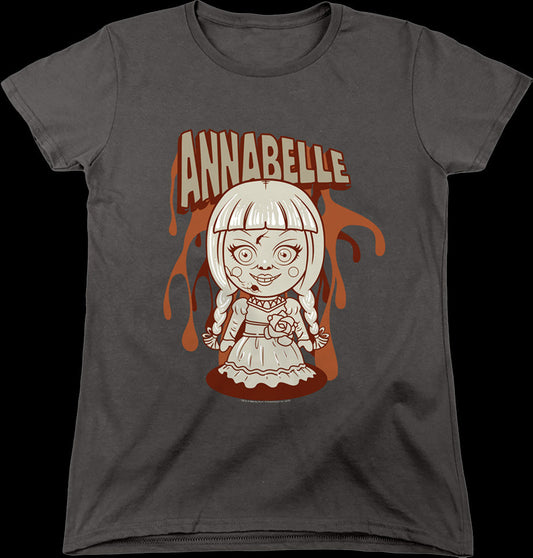 Womens Animated Annabelle Conjuring Shirt