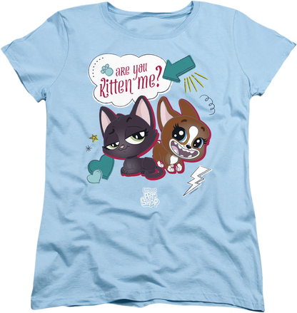 Womens Are You Kitten Me Littlest Pet Shop Shirt