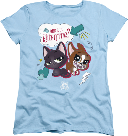 Womens Are You Kitten Me Littlest Pet Shop Shirt