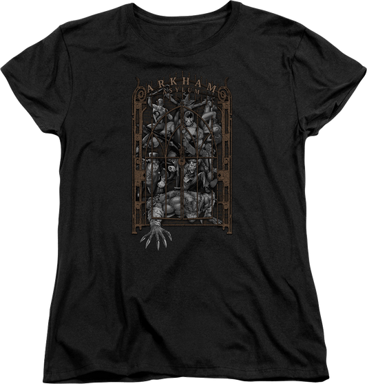 Womens Arkham Asylum Batman Shirt