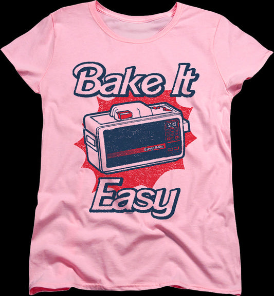 Womens Bake It Easy-Bake Oven Shirt