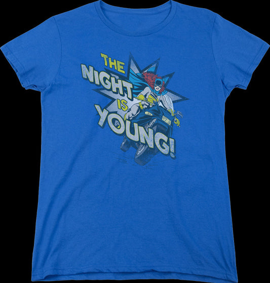 Womens Batgirl The Night Is Young DC Comics Shirt