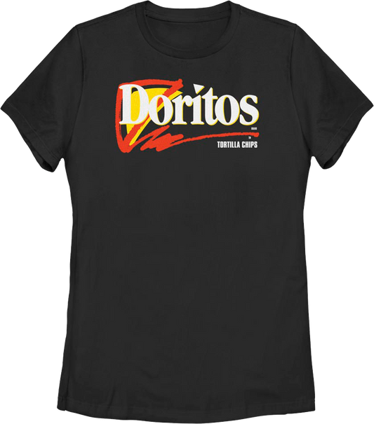 Womens Black 90s Logo Doritos Shirt