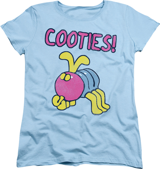 Womens Blue Cooties Shirt