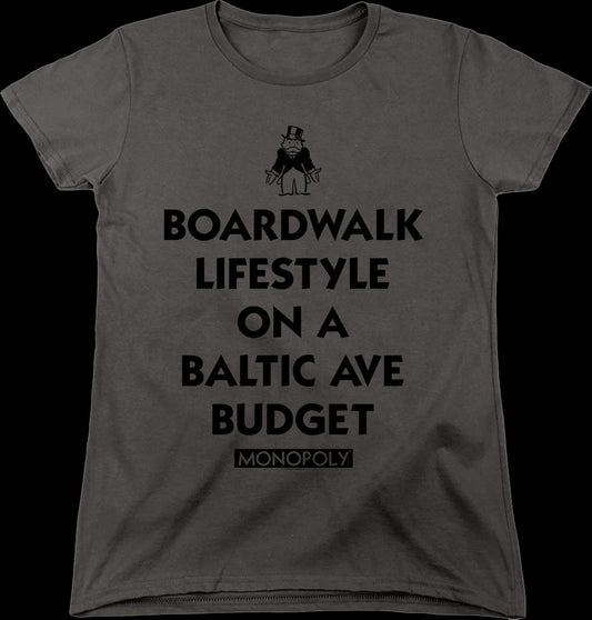 Womens Boardwalk Lifestyle Monopoly Shirt