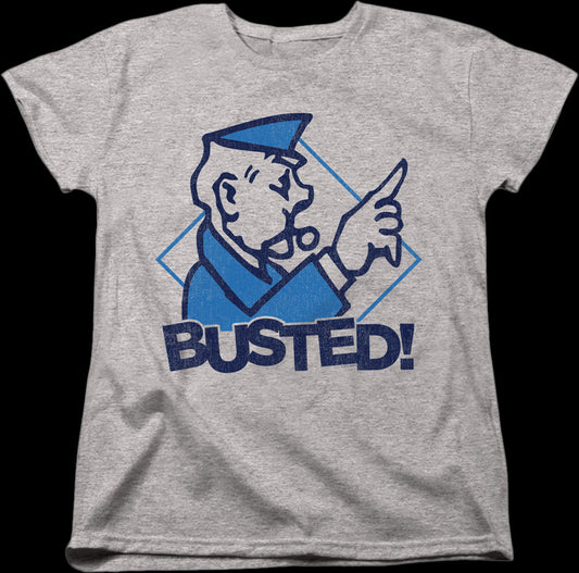 Womens Busted Monopoly Shirt