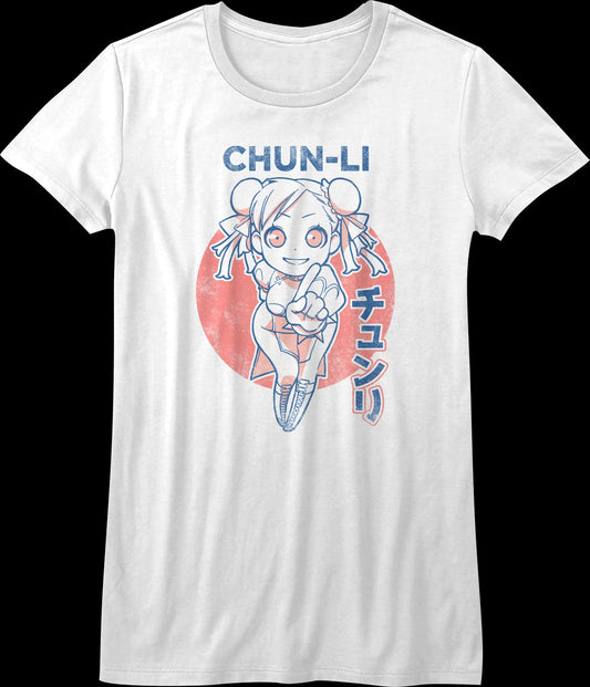 Womens Chibi Chun-Li Street Fighter Shirt
