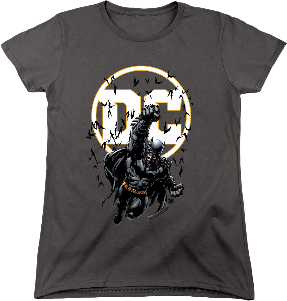 Womens DC Comics Logo Batman Shirt