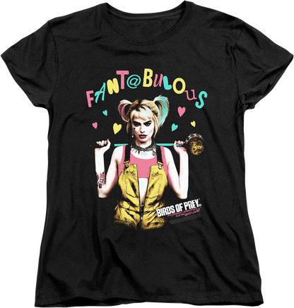 Womens Fantabulous Harley Quinn Birds Of Prey Shirt