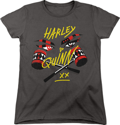 Womens Harley Quinn Eyes Birds Of Prey Shirt